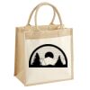 Cotton Pocket Jute Midi Tote Thumbnail