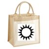 Cotton Pocket Jute Midi Tote Thumbnail