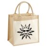 Cotton Pocket Jute Midi Tote Thumbnail