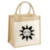Cotton Pocket Jute Midi Tote Thumbnail