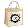 Cotton Pocket Jute Midi Tote Thumbnail