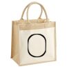 Cotton Pocket Jute Midi Tote Thumbnail
