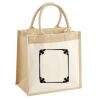 Cotton Pocket Jute Midi Tote Thumbnail