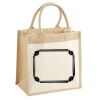 Cotton Pocket Jute Midi Tote Thumbnail