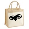 Cotton Pocket Jute Midi Tote Thumbnail
