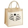 Cotton Pocket Jute Midi Tote Thumbnail