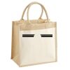 Cotton Pocket Jute Midi Tote Thumbnail
