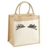 Cotton Pocket Jute Midi Tote Thumbnail
