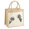 Cotton Pocket Jute Midi Tote Thumbnail