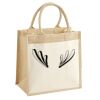 Cotton Pocket Jute Midi Tote Thumbnail