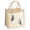 Cotton Pocket Jute Midi Tote Thumbnail