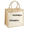 Cotton Pocket Jute Midi Tote Thumbnail