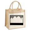 Cotton Pocket Jute Midi Tote Thumbnail