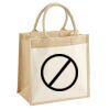 Cotton Pocket Jute Midi Tote Thumbnail