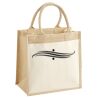 Cotton Pocket Jute Midi Tote Thumbnail