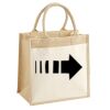 Cotton Pocket Jute Midi Tote Thumbnail