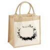Cotton Pocket Jute Midi Tote Thumbnail