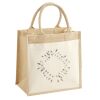 Cotton Pocket Jute Midi Tote Thumbnail