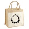 Cotton Pocket Jute Midi Tote Thumbnail