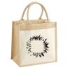 Cotton Pocket Jute Midi Tote Thumbnail