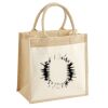 Cotton Pocket Jute Midi Tote Thumbnail