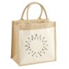 Cotton Pocket Jute Midi Tote Thumbnail