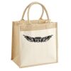 Cotton Pocket Jute Midi Tote Thumbnail