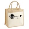 Cotton Pocket Jute Midi Tote Thumbnail