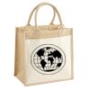 Cotton Pocket Jute Midi Tote Thumbnail