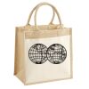 Cotton Pocket Jute Midi Tote Thumbnail