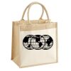 Cotton Pocket Jute Midi Tote Thumbnail