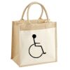 Cotton Pocket Jute Midi Tote Thumbnail