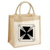 Cotton Pocket Jute Midi Tote Thumbnail