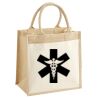 Cotton Pocket Jute Midi Tote Thumbnail
