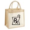 Cotton Pocket Jute Midi Tote Thumbnail