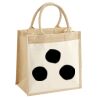 Cotton Pocket Jute Midi Tote Thumbnail