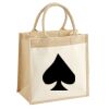 Cotton Pocket Jute Midi Tote Thumbnail