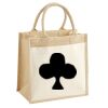 Cotton Pocket Jute Midi Tote Thumbnail