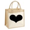 Cotton Pocket Jute Midi Tote Thumbnail
