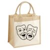 Cotton Pocket Jute Midi Tote Thumbnail