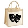 Cotton Pocket Jute Midi Tote Thumbnail