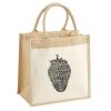 Cotton Pocket Jute Midi Tote Thumbnail