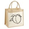 Cotton Pocket Jute Midi Tote Thumbnail