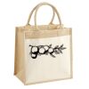 Cotton Pocket Jute Midi Tote Thumbnail