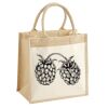 Cotton Pocket Jute Midi Tote Thumbnail
