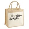 Cotton Pocket Jute Midi Tote Thumbnail