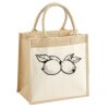 Cotton Pocket Jute Midi Tote Thumbnail