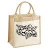 Cotton Pocket Jute Midi Tote Thumbnail