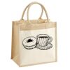 Cotton Pocket Jute Midi Tote Thumbnail