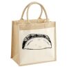 Cotton Pocket Jute Midi Tote Thumbnail